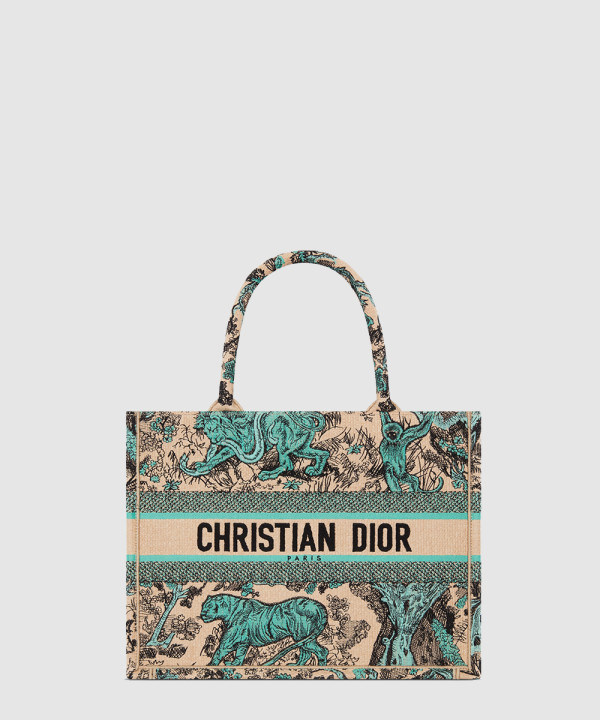 디올 미디움 북 토트백 트왈 드 주이 M1296