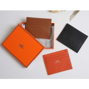 (국내배송) 에르메스 H 펀칭 로고 카드 지갑