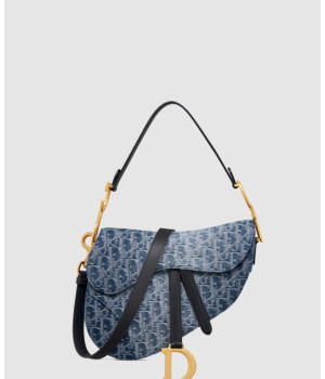 디올 오블리크 새들 스트랩백 미디움 M0455