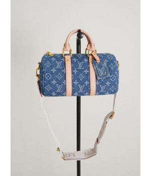 (국내배송) 루이비통 스피디 반둘리에 25 모노그램 데님 백