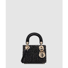 디올 레이디백 마이크로 크리스탈 새틴 S0856