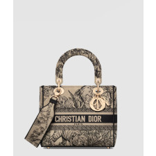 디올 미디움 레이디 디라이트 백 트왈 드 주이 보야주 자수 M0565