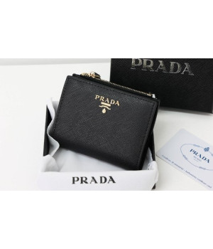 (국내배송) 프라다 사피아노 메탈로고 반지갑