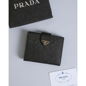 (국내배송) 프라다 사피아노 레더 반지갑