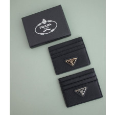 (국내배송) 프라다 삼각 로고 사피아노 카드지갑