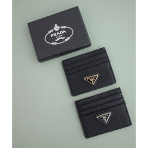 (국내배송) 프라다 삼각 로고 사피아노 카드지갑