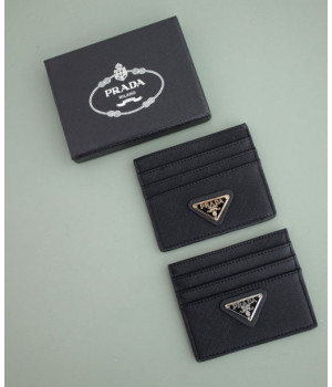(국내배송) 프라다 삼각 로고 사피아노 카드지갑