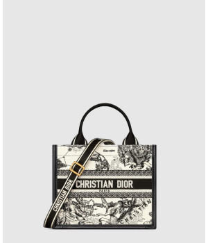 디올 레이디 스몰 북토트백 조디악 자수 M1325