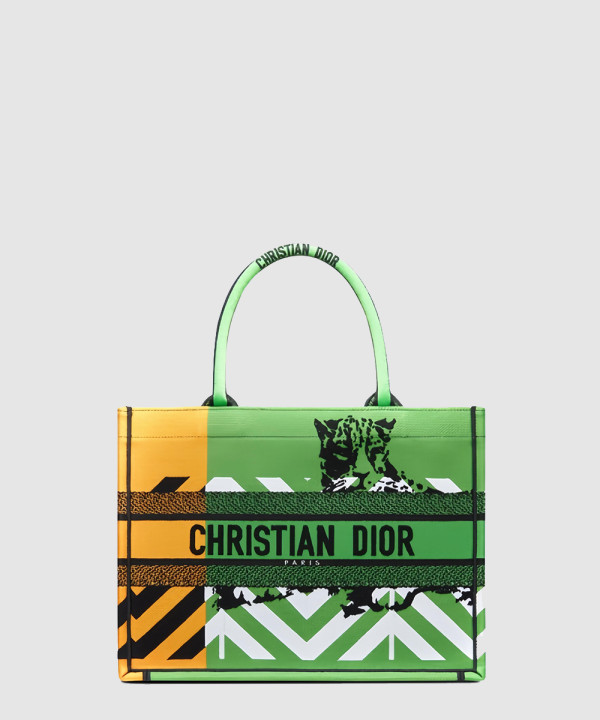 디올 미디움 북 토트백 M1296