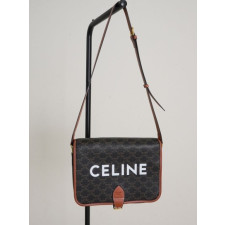 (국내배송) 셀린느 CELINE 프린트 트리오페 메신저 폴코 백