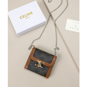 (국내배송) 셀린느 스몰 트리옹프 지갑 체인 스트랩