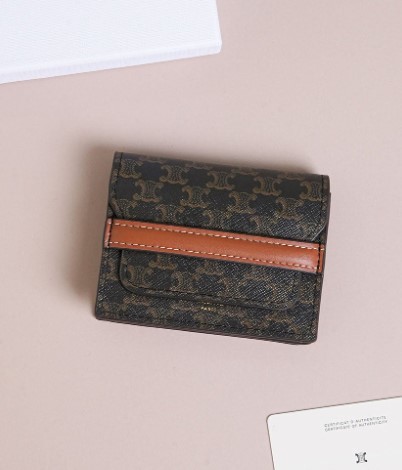 (국내배송) 셀린느 트리옹프 오리가미 플랩 반지갑