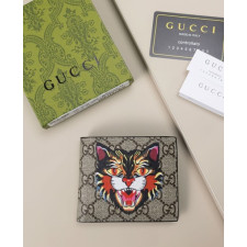 (국내배송) 구찌 GG 수프림 앵그리 타이거 반지갑