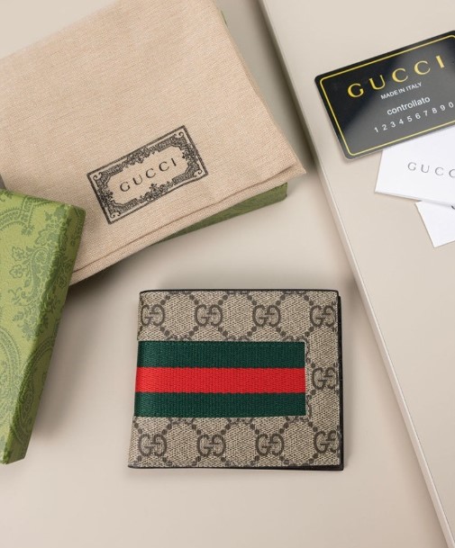 (국내배송) 구찌 GG 수프림 삼선 반지갑