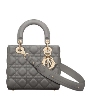 디올 레이디 디올 ABC 스몰 백 (스톤 그레이/까나쥬/램스킨)