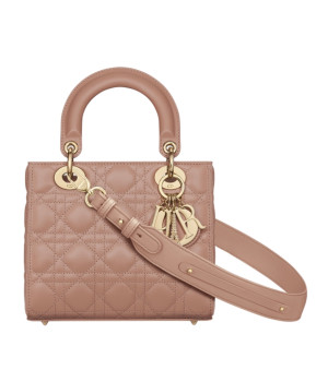 디올 레이디 디올 ABC 스몰 백 (블러쉬/까나쥬/램스킨)