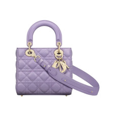 디올 레이디 디올 ABC 스몰 백 (라일락/까나쥬/램스킨)