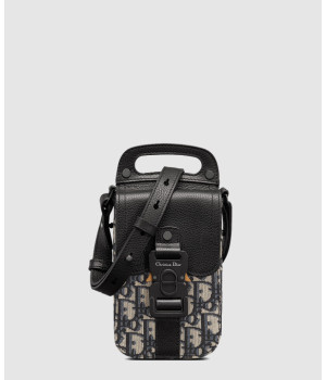 디올 새들 스트랩 버티컬 파우치 2ADCA