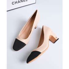 (국내배송) 샤넬 배색 펌프스 힐