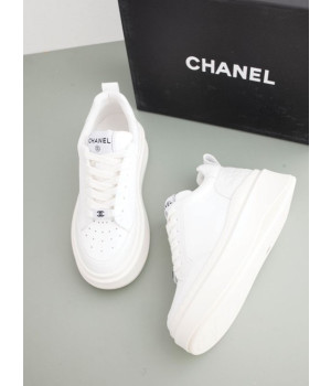 (국내배송) 샤넬 오버솔 화이트 스니커즈