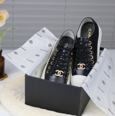 (국내배송) 샤넬 골드CC 플랫폼 스니커즈