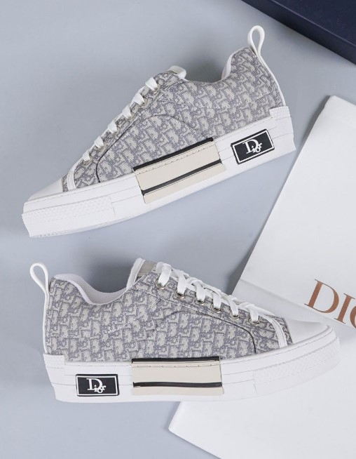 (국내배송) 디올 B23 루테늄 오블리크 로우탑 스니커즈 그레이