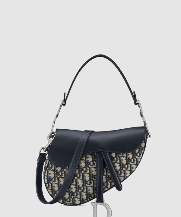 디올 오블리크 새들 스트랩백 미디움 M0455