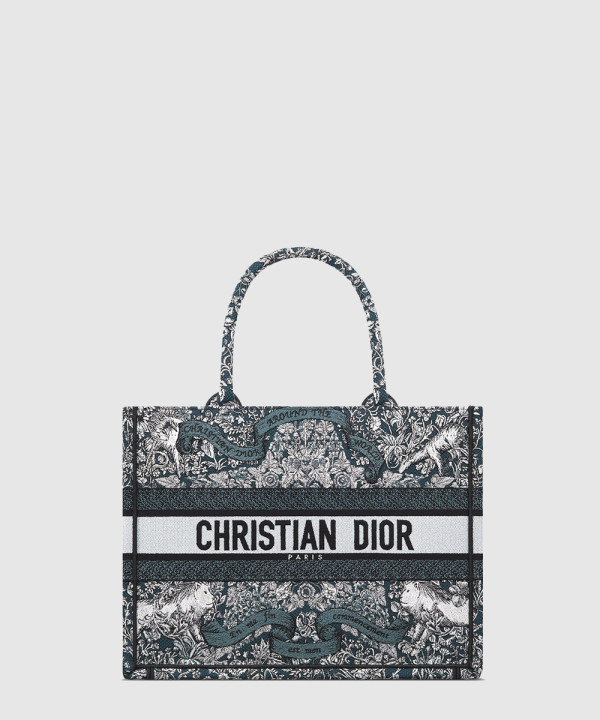 디올 북 토트백 미디움 멀티컬러 M1296