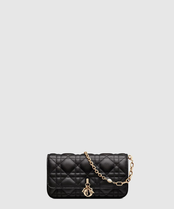 디올 레이디 디올 휴대폰 체인 미니백 S0977