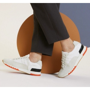 (국내배송) 에르메스 트레일 남성 스니커즈 화이트 오렌지