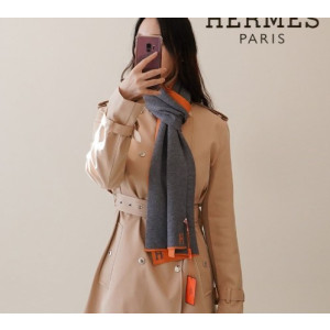 (국내배송) 에르메스 남여공용 리투어 H로고 플란넬 머플러