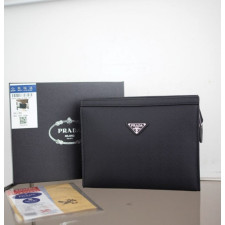 (국내배송) 프라다 삼각로고 사피아노 클러치백