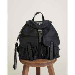 (국내배송) 프라다 리나일론 투포켓 백팩 스몰 & 미니 파우치