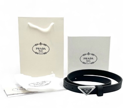 (국내배송) 프라다 사피아노 레더 여성벨트