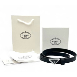(국내배송) 프라다 사피아노 레더 여성벨트