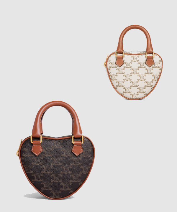 셀린느 트레오페 캔버스 하트백 198222