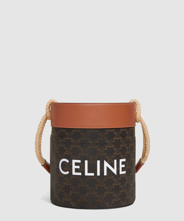 셀린느 트리옹프 프린트 버킷백 196272