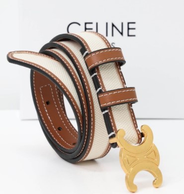 (국내배송) 셀린느 미디엄 트리옹프 캔버스 벨트