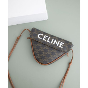 (국내배송) 셀린느 트리옹프 캔버스 트라이앵글백