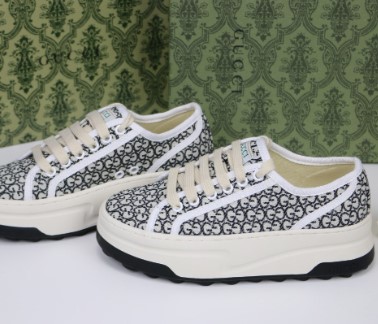 (국내배송) 구찌 테니스 1977 플랫폼 로우 탑