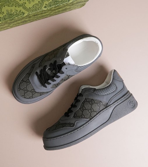 (국내배송) 구찌 GG 슈프림 레이스업 스니커즈
