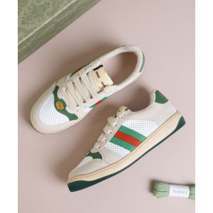 (국내배송) 구찌 GG 스크리너 레더 스니커즈