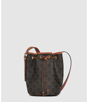 셀린느 트리오페 드로우스트링 버킷백 191142