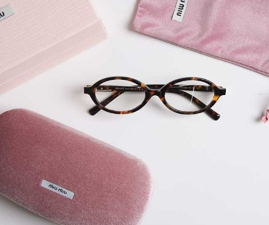 (국내배송) 미우미우 톨토이즈쉘 아세테이트 안경 레오파드