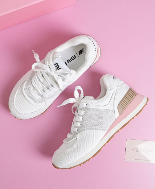 (국내배송) 미우미우 X 뉴발란스 574 데님 스니커즈