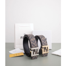 (국내배송) 펜디 FF 라운디드 리버시블 레더 벨트