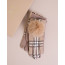 (국내배송) 버버리 폭스 퍼 울 체크 장갑