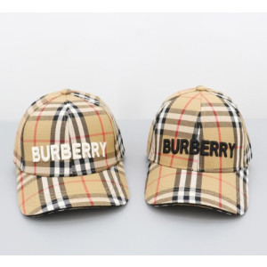 (국내배송) 버버리 패턴 볼캡 모자