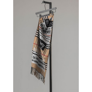 (국내배송) 버버리 클래식 체크 네임 울 머플러