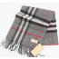 (국내배송) 버버리 슬림 체크 캐시미어 머플러